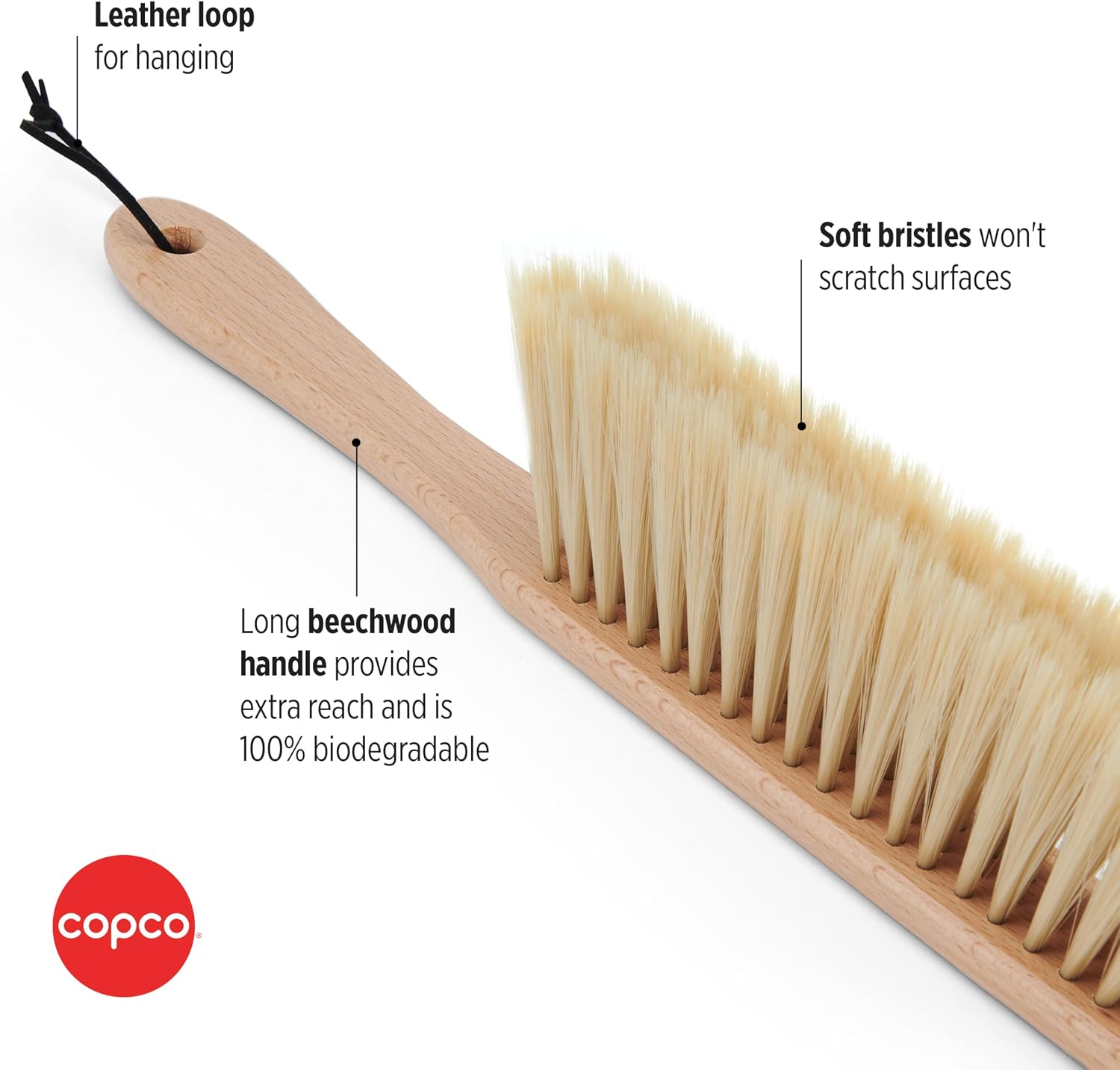 Copco Hand Cleaning Brush, Beechwood