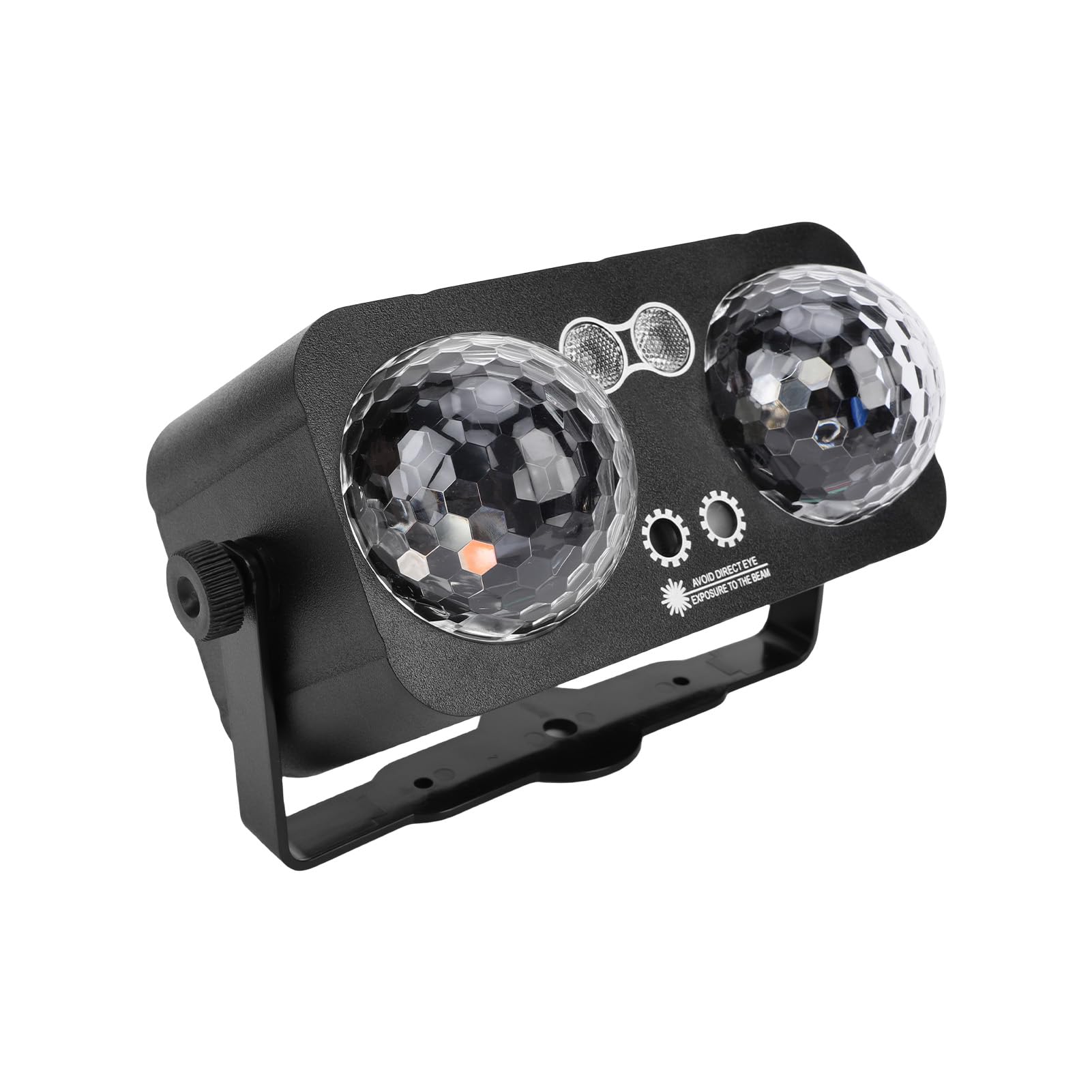 VGEBY Podwójna Głowa LED Stage Light, Stroboskop Aktywowany Dźwiękiem z
