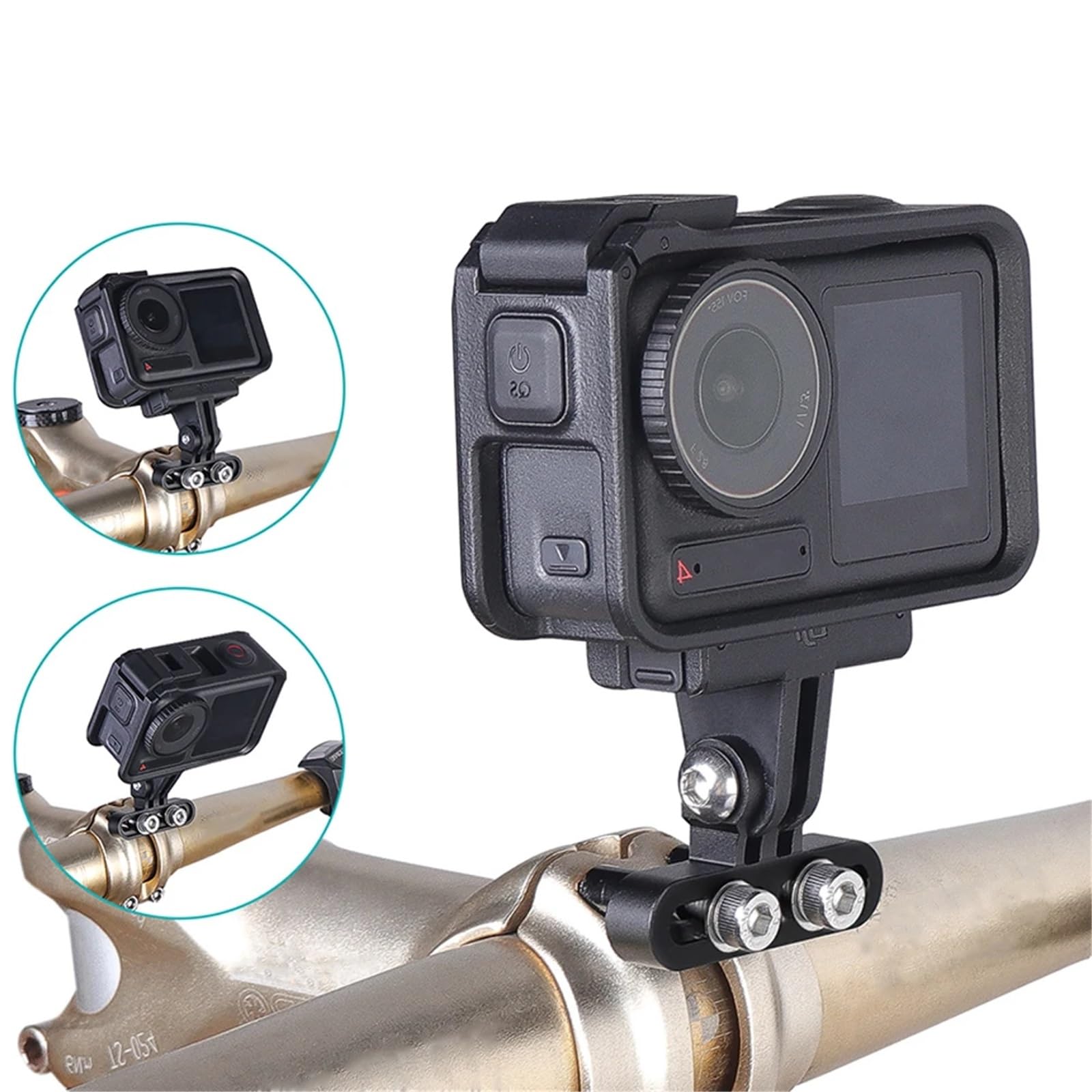 6pcs Bike Cronometro Mount Holder Leggero Manubrio Della Bicicletta Codice Rack Staffa In Lega di Alluminio per Sport All'aperto per Cronometro GPS Bici Da Strada