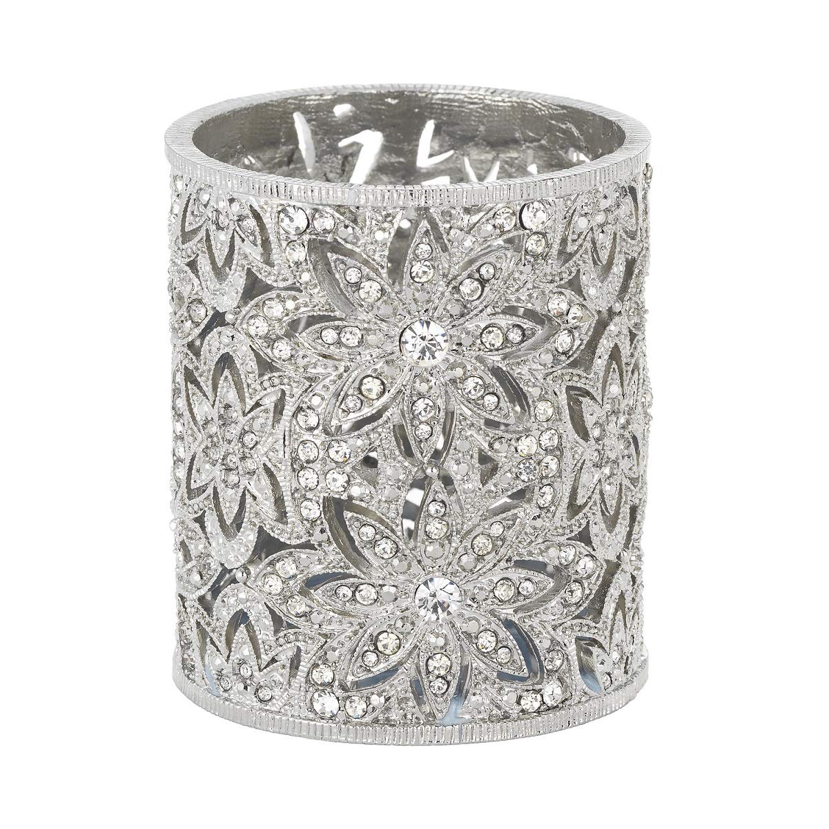 Olivia RiegelCrystal Windsor Tea Light Holder, Silver