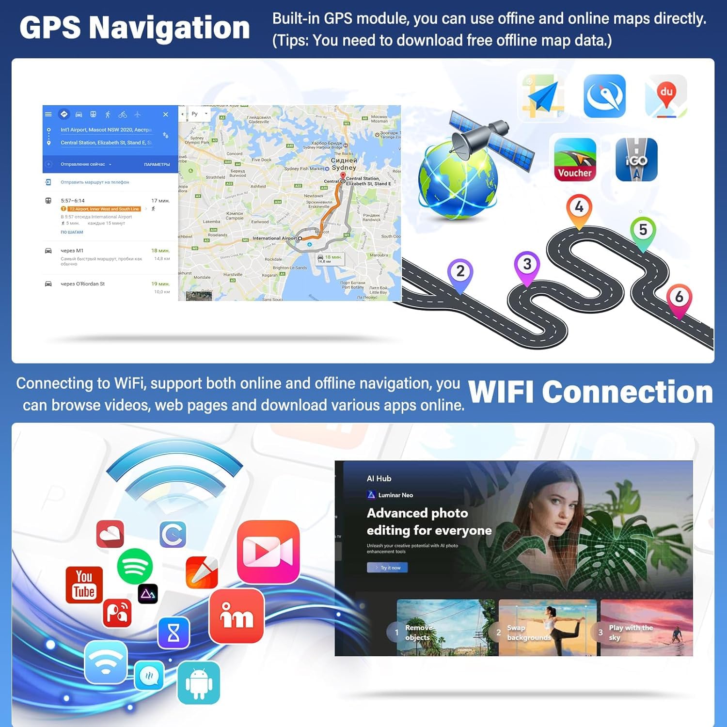 2 + 32 G Android 13 Autoradio per Nissan Micra 3 K12 2002 – 2009 con CarPlay Android Auto 9 pollici Navigazione GPS Auto Radio Display con Bluetooth WiFi SWC + Telecamera posteriore AHD