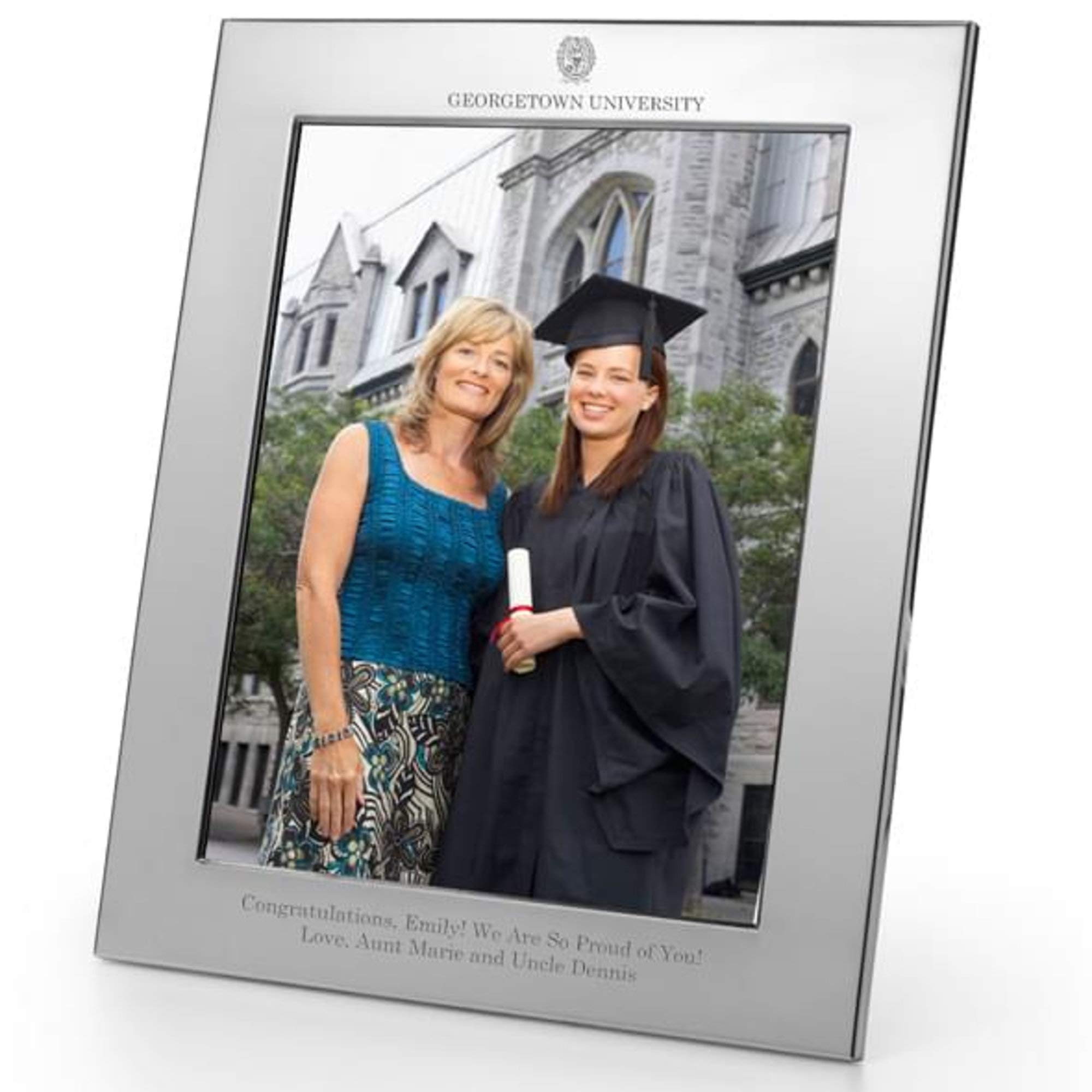 M. LA HART Georgetown Polished Pewter 8x10 Picture Frame