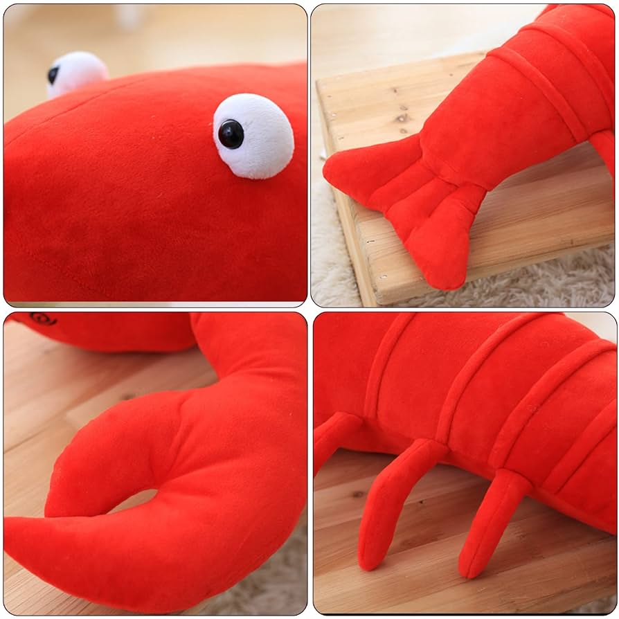 ピンクロブスター型ぬいぐるみ 約30cm ピンクロブスター型ぬいぐるみ 約30cm Amazon.co.jp: AUCOOMA