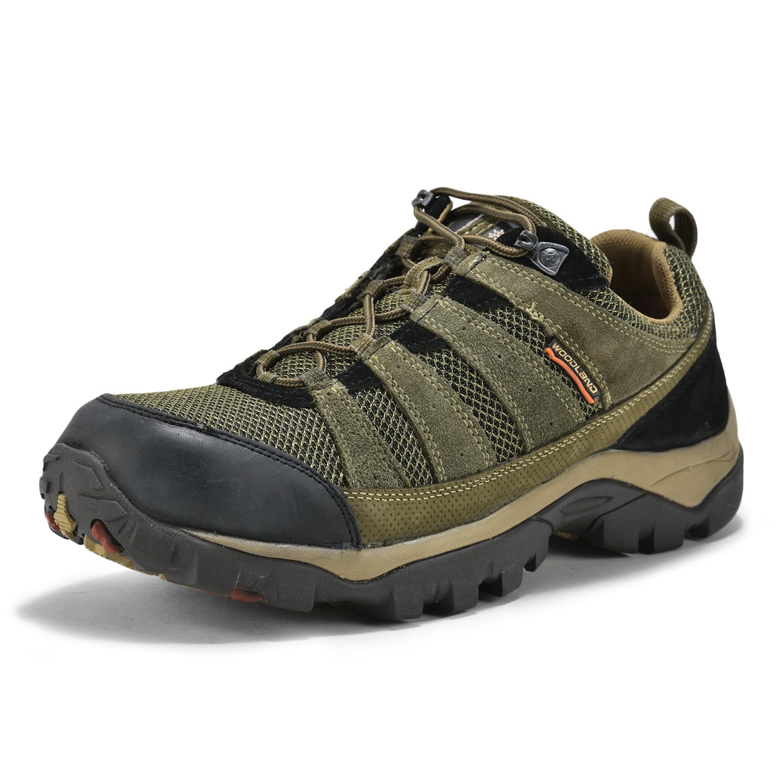Men Casual Olive Green Lace-Up Shoes-image-24