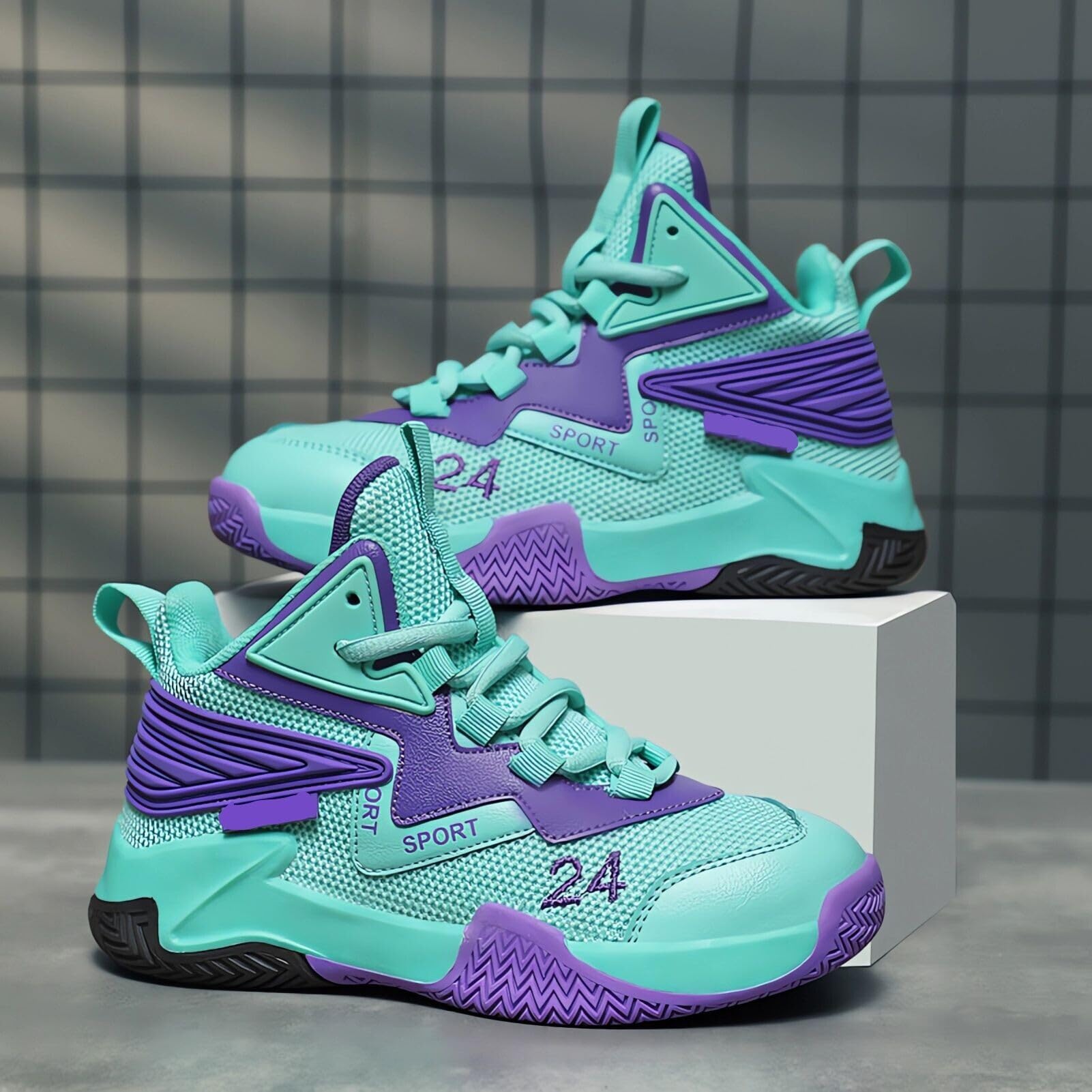 Zapatos de Baloncesto para Niños Adolescente, Ligeros, Informales, Tenis Atléticos, para Correr y Caminar