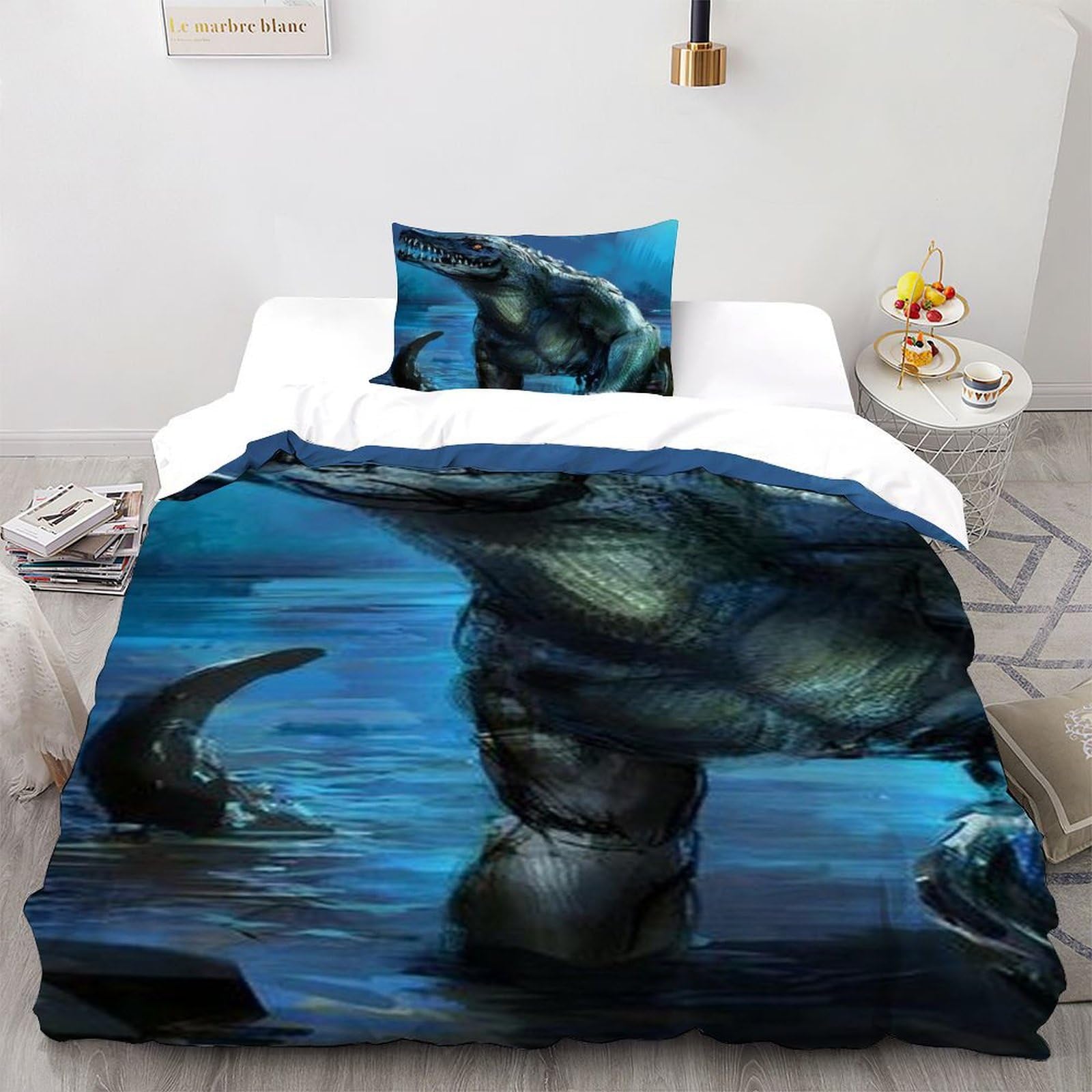 Housse de couette animaux de 135x200cm pour décorer la chambre des enfants
