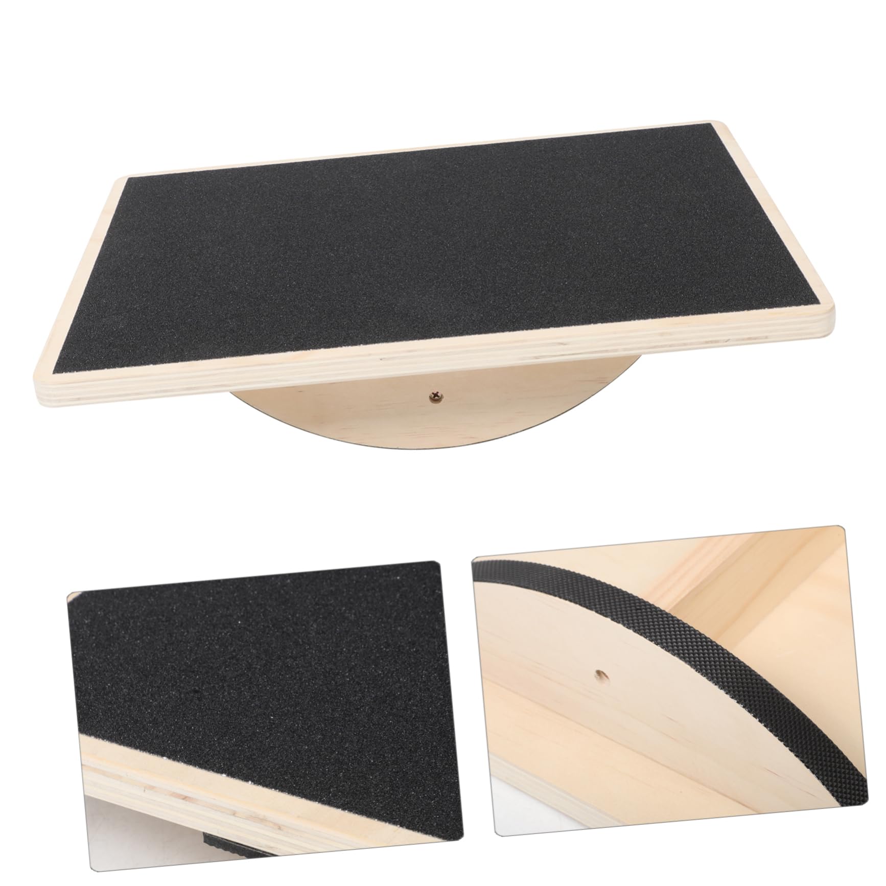 Tavola Equilibrio in Legno Rettangolare per Allenamento Adulti | Stabilità e Coordinazione, Uso Home Gym, Design Antiscivolo per Esercizi Quotidiani