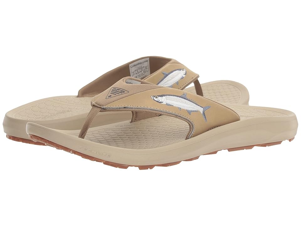 

Columbia Fish Flip PFG (British Tan/Collegiate Navy) Men's Sandals