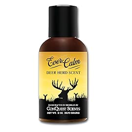 Conquest Scents EverCalm Deer Herd Scent Bottle - Deer Attractant & Calming Scent, All-Season Effectiveness, Versatile Hunting Liquid Bottle, 4.0 oz