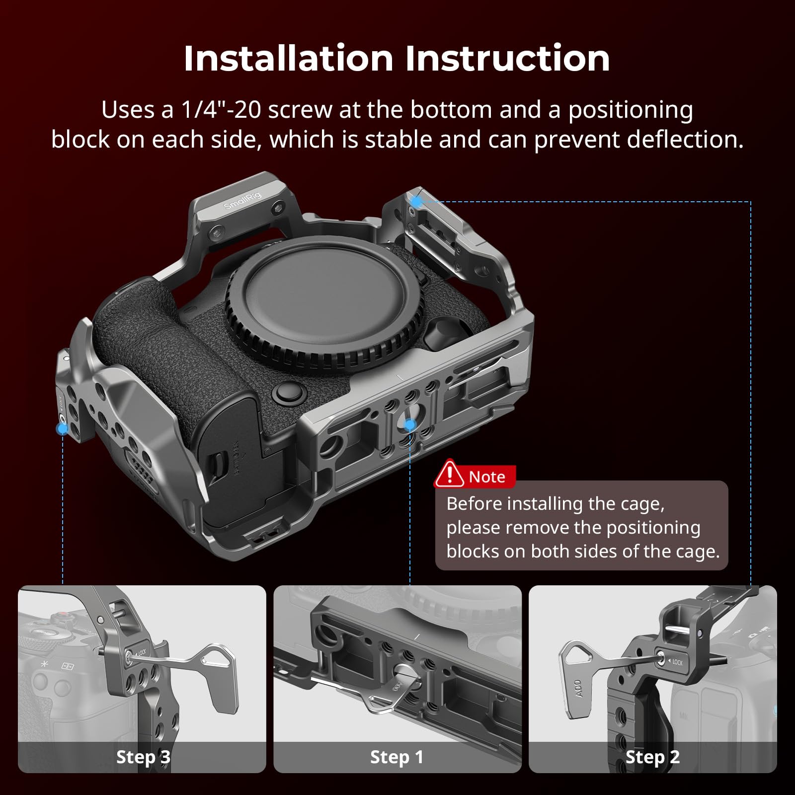Amazon.com : SmallRig R5 II Cage, HawkLock Quick Release Cage Kit  