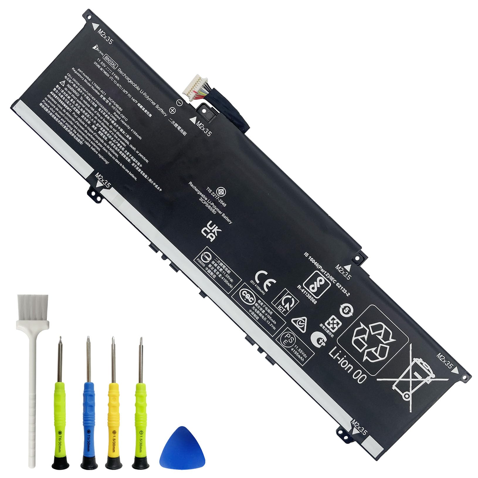 Amazon.com: TAVZENL BN03XL 51Wh Battery Replacement for HP Envy
