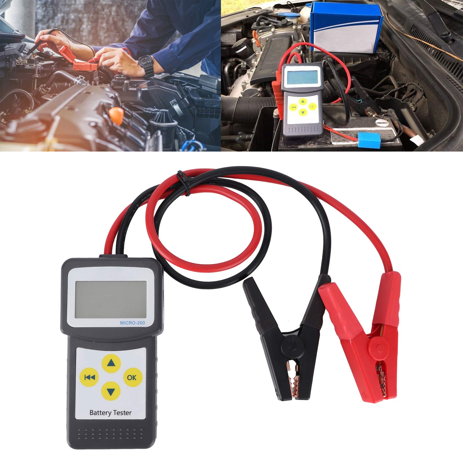 Micro? 200 12v CAR CCA Tester Analizador de Capacidad con Interfaz USB Tarra de Diagnóstico Automático TesterBatterbattery Analyzerbattery Capacidad de TesterBattery Tes Tes