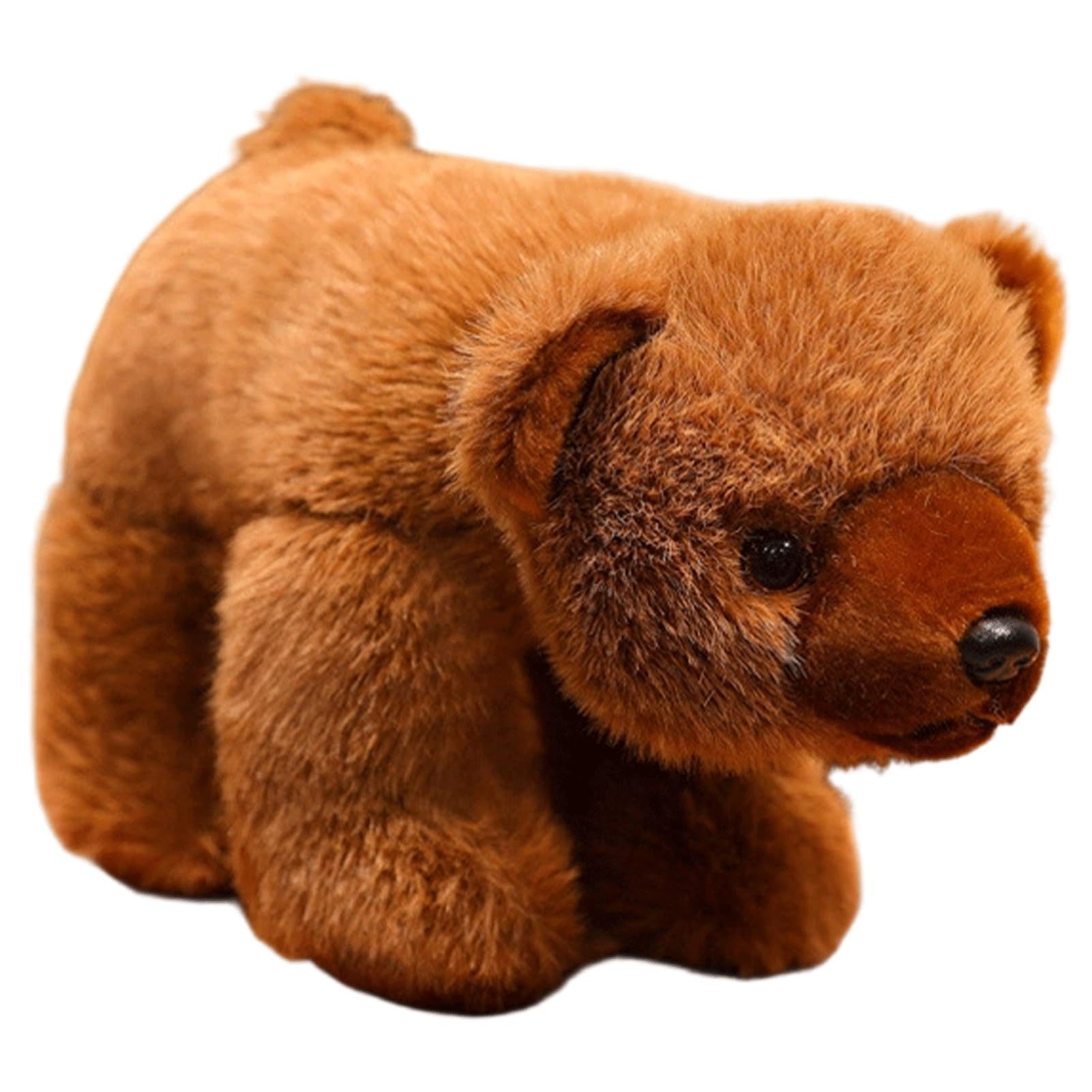 HOMEXYLYL Realistic Baby Bear Plush Toy, Cuddly Polar Bear Stuffed Animal
