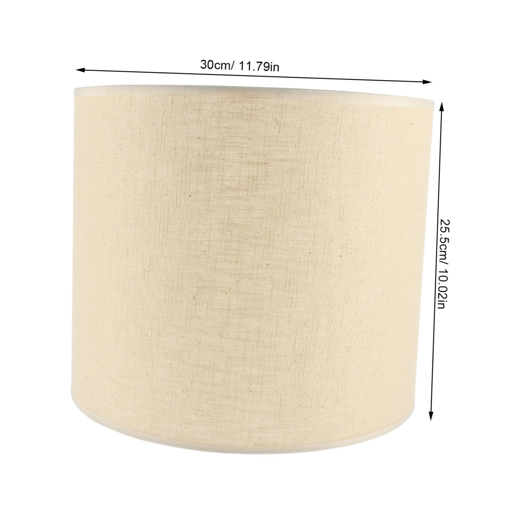 Levemolo Elegant Cross Lampshade Compact Light Cover for Bedside Lamps Vintage Fabric Light Shade