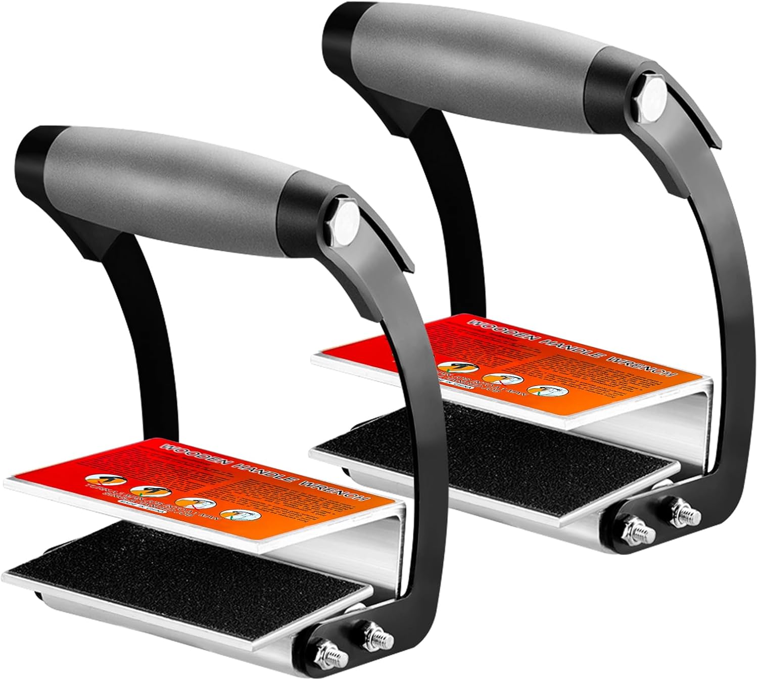 2 Pack Panel Carrier Lifting Tool-Plywood Carrying Tool,Drywall Carrier Synthetic Cement Board with 0-1 Inch Grip Range,Save Effort Wear Resistant Gripper Clamp Tool for Wood