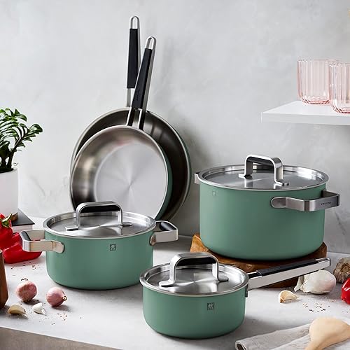 Miniatura 3 de ZWILLING Pure - Juego de utensilios de cocina de acero inoxidable de 8 piezas, color verde