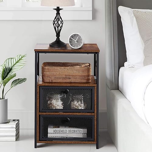 Best nightstand and bedside table with storage under $300