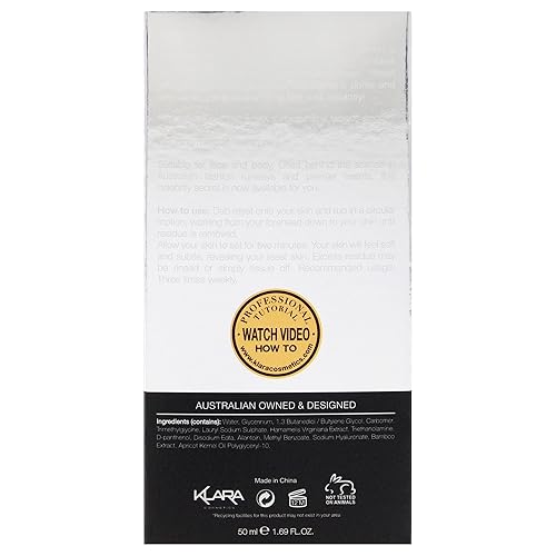 Miniatura 8 de Klara Cosmetics Reajustar Gel Cleanser Exfoliante Cara Cuerpo Miel Oliva Extracto de Bambú Resultado Instantáneo Hombres Mujeres, Claro
