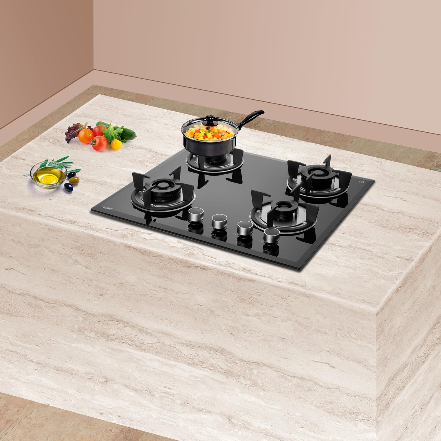 KAFF FBB 604 hob installed in a modern kitchen setting.