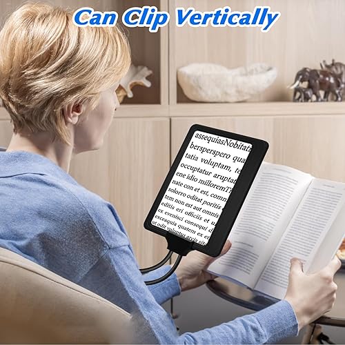 Miniatura 5 de TOCBIU Lupa 5X para leer manos libres, lupas de página de desgaste para el cuello para personas mayores, lupa de página de libro completo para menú,