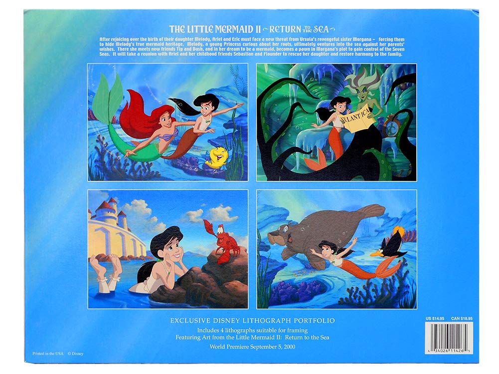 リトルマーメイド　リトグラフ Amazon.co.jp: リトル・マーメイドII Return to The Sea リトグラフ 4