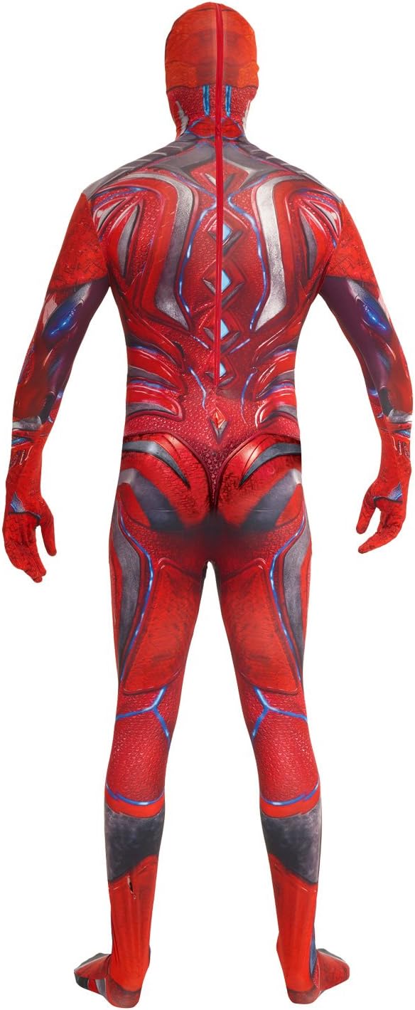 Morphsuits Official Red Deluxe Power Ranger Movie Costume - X-Large