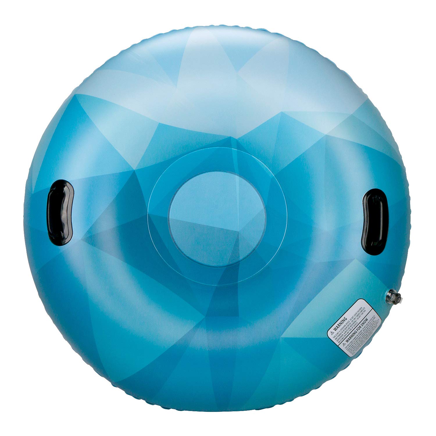 47Inch Inflatable Snow Tube Heavy Duty Freeze-Resistant,Large Snow Tubes with Handles,Thickening Material of 0.6mm,Inflatable Snow Tube Sled for Kids and Adults