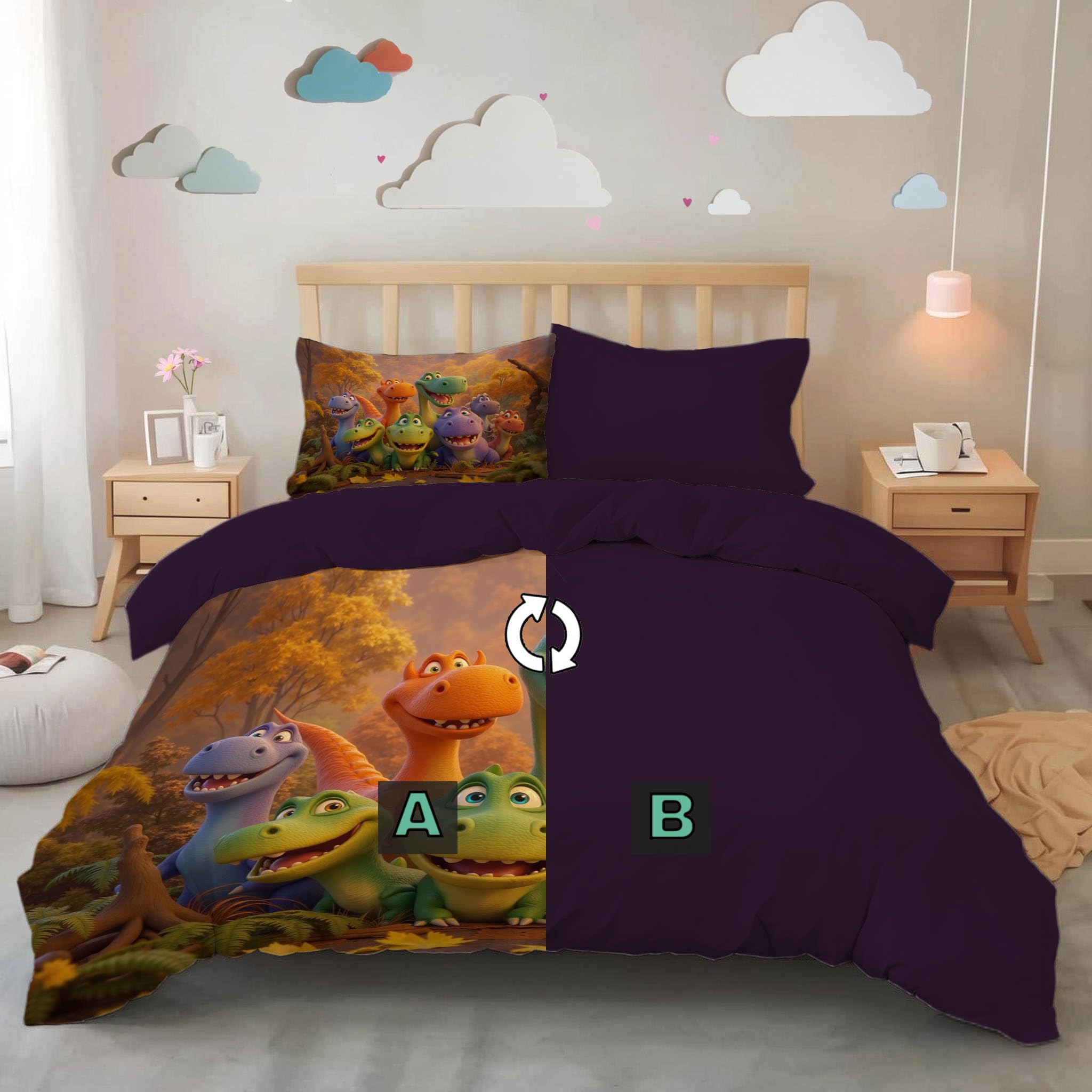 Copripiumino Matrimoniale Coda Di Balenottera Azzurra, Set di Biancheria da Letto Microfibra 3 Pezzi, Parure Copri Piumino 220x240cm e 2 Federa 50x75, Blu Copritrapunta con Cerniera