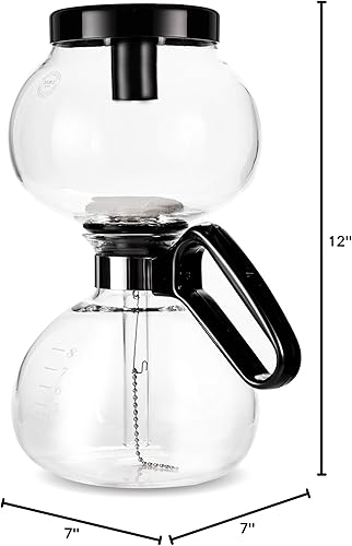 Miniatura 9 de Yama Sifón de café 1 unidad Negro