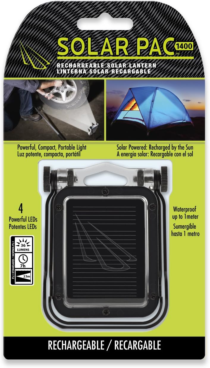 Panther Vision UTILITY LIGHTS LED Solar Pac Solar Powered Lantern (SP-5468), One Size