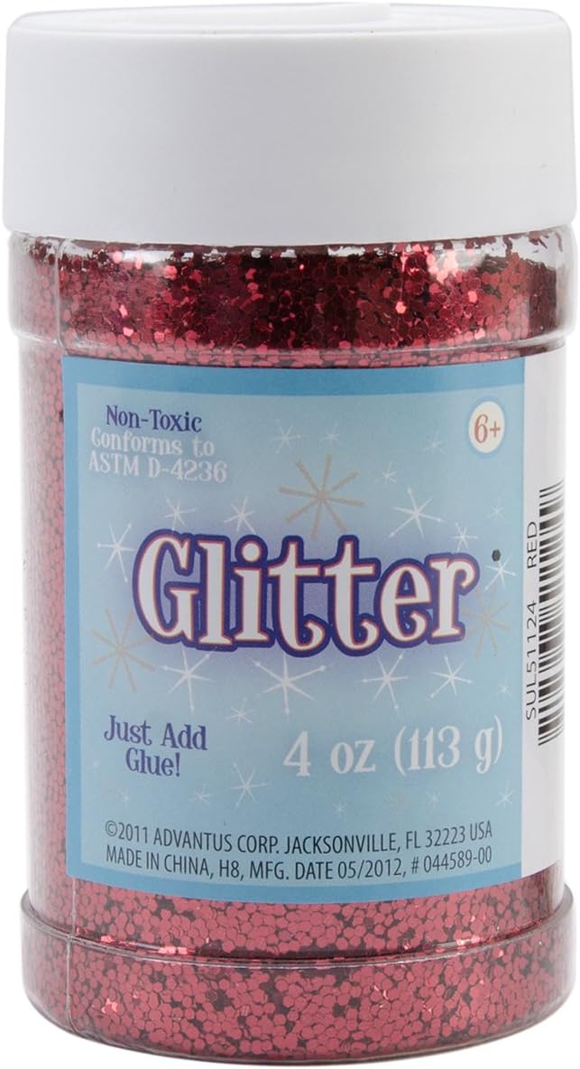 Glitter 4oz-Red