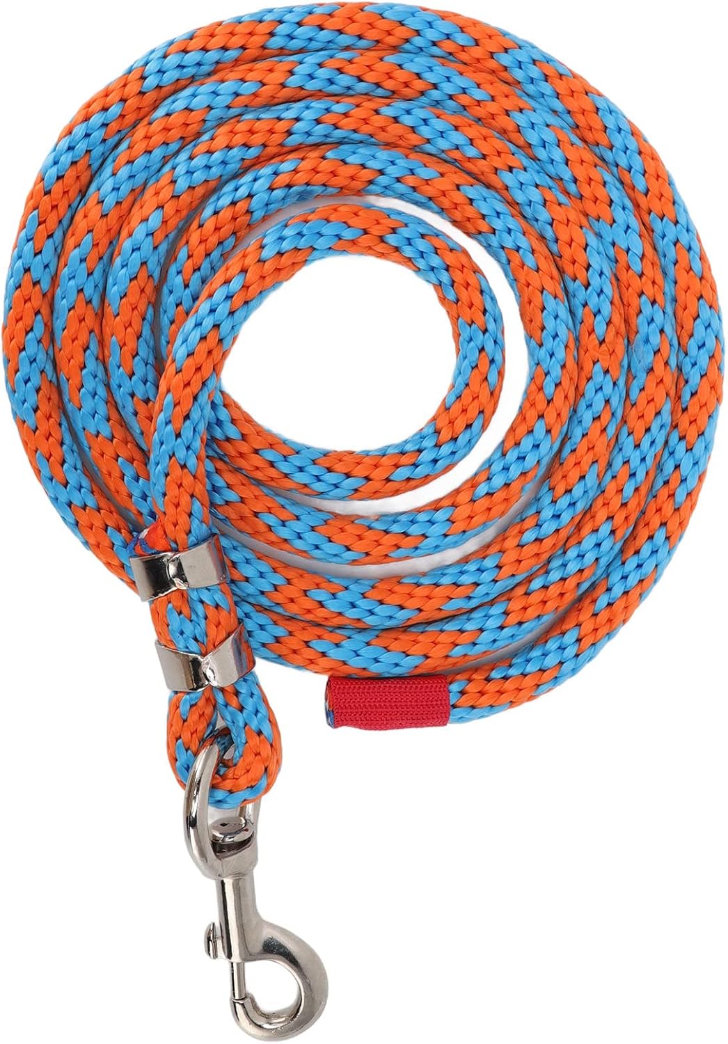 Horse Leash Rope, Nylon Braid Rope for Horse Livestock and Pets with Bold Alloy Big Hook, 13ft Training Lead for Riding Enthusiasts and Beginners