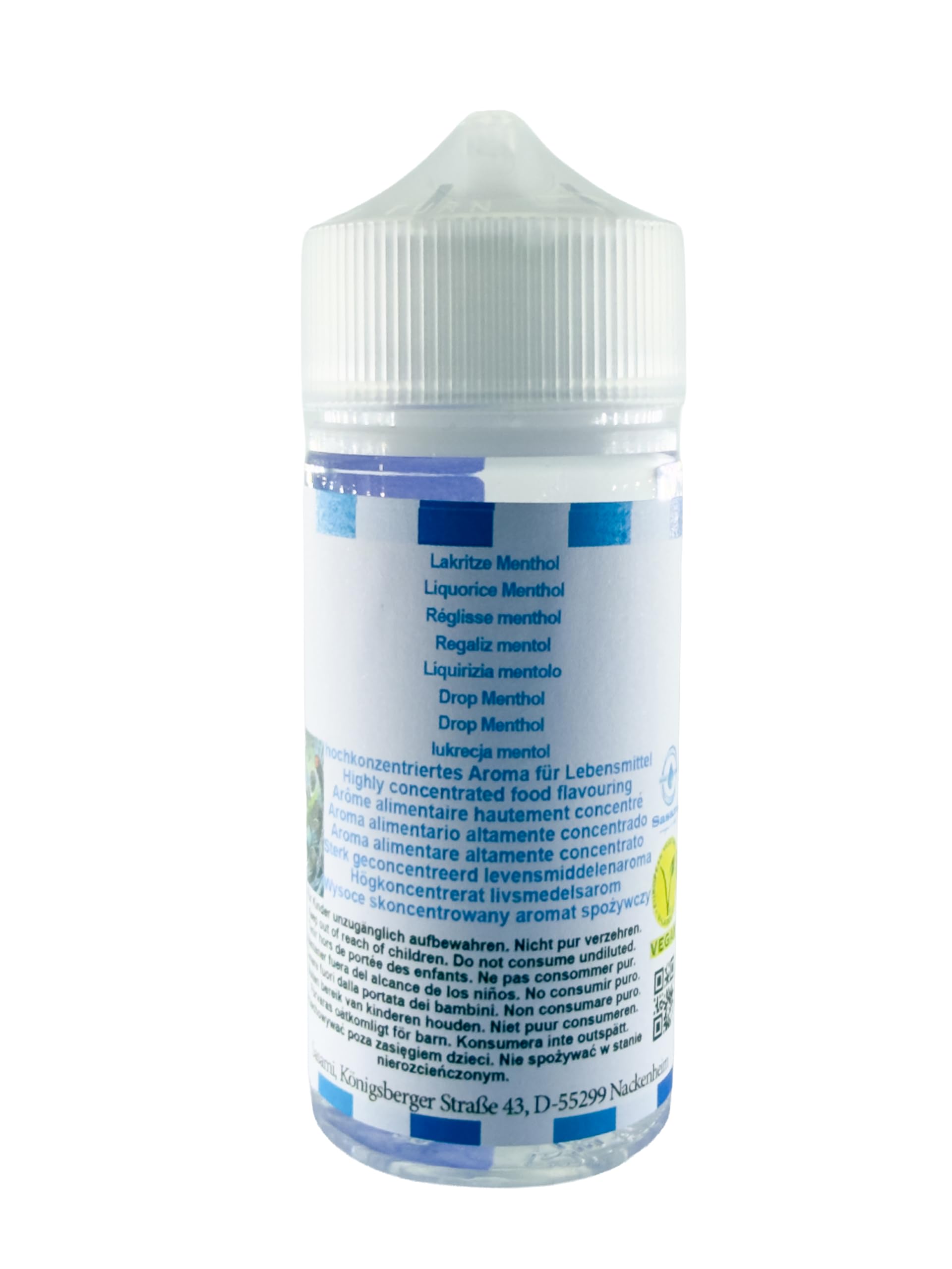 Lakritze Menthol Aroma Konzentrat - Vegan - Sasami - 100ml