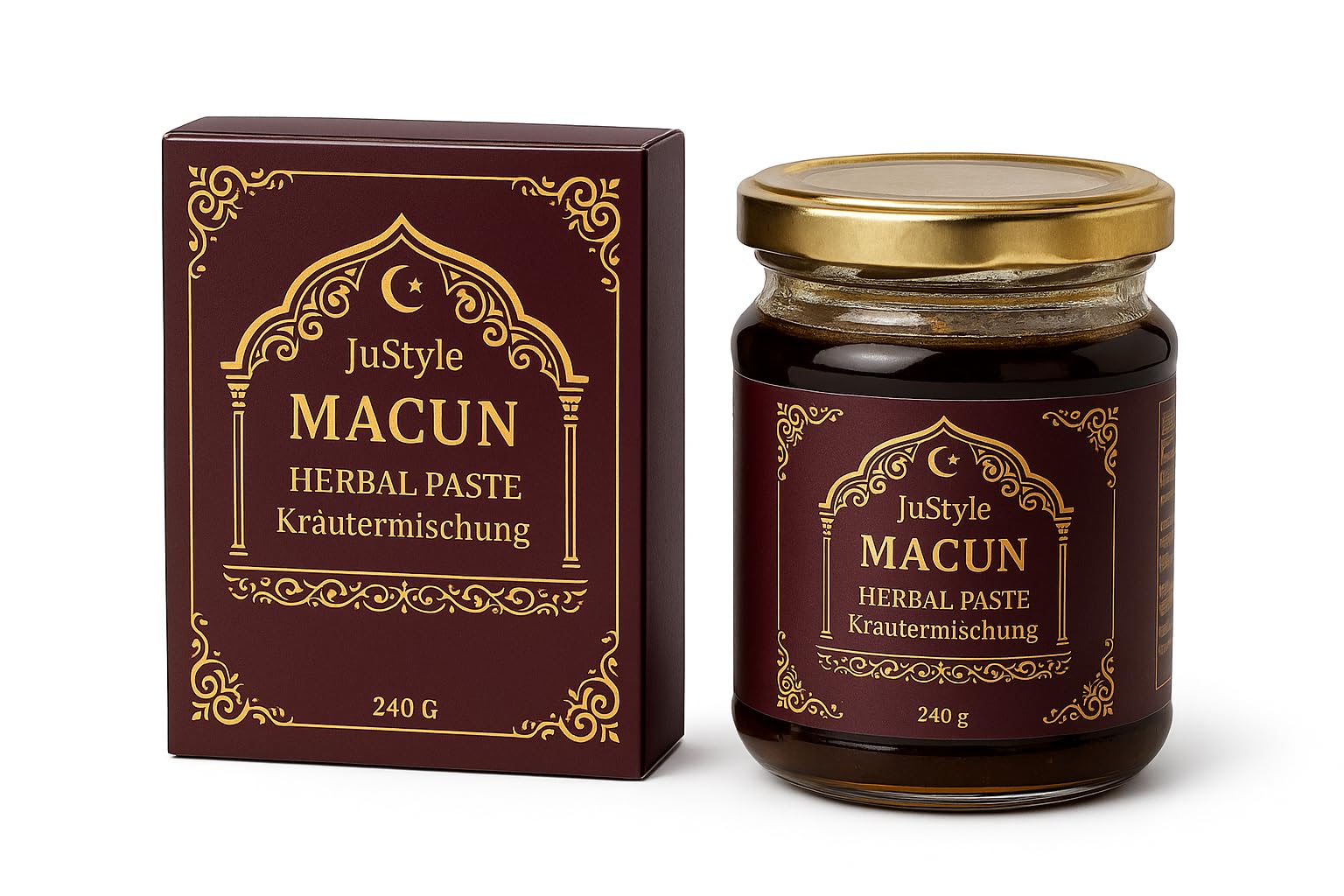 Macun - natürliche Kräuterpaste für langanhaltende Energie und Vitalität – Hochdosiert mit Ginkgo, Ginseng, Blumenhonig und Ingwer – Sofortwirkung für aktive Männer (4)