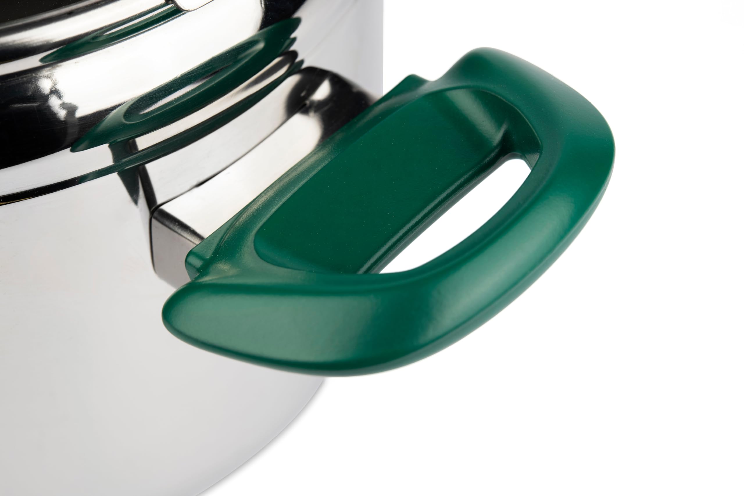 Excelsa Cook Color szybkowar, stal nierdzewna 18/0, 5 litrów, zielone uchwyty, średnica 20 cm