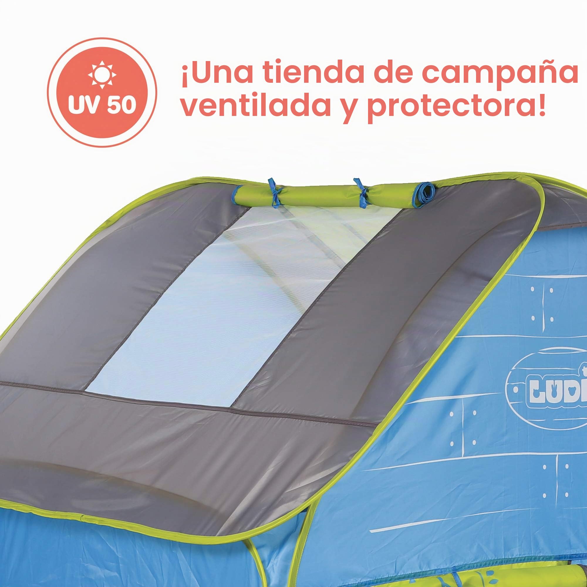 Ludi - 5210 - Tienda para jardín con diseño de cabaña