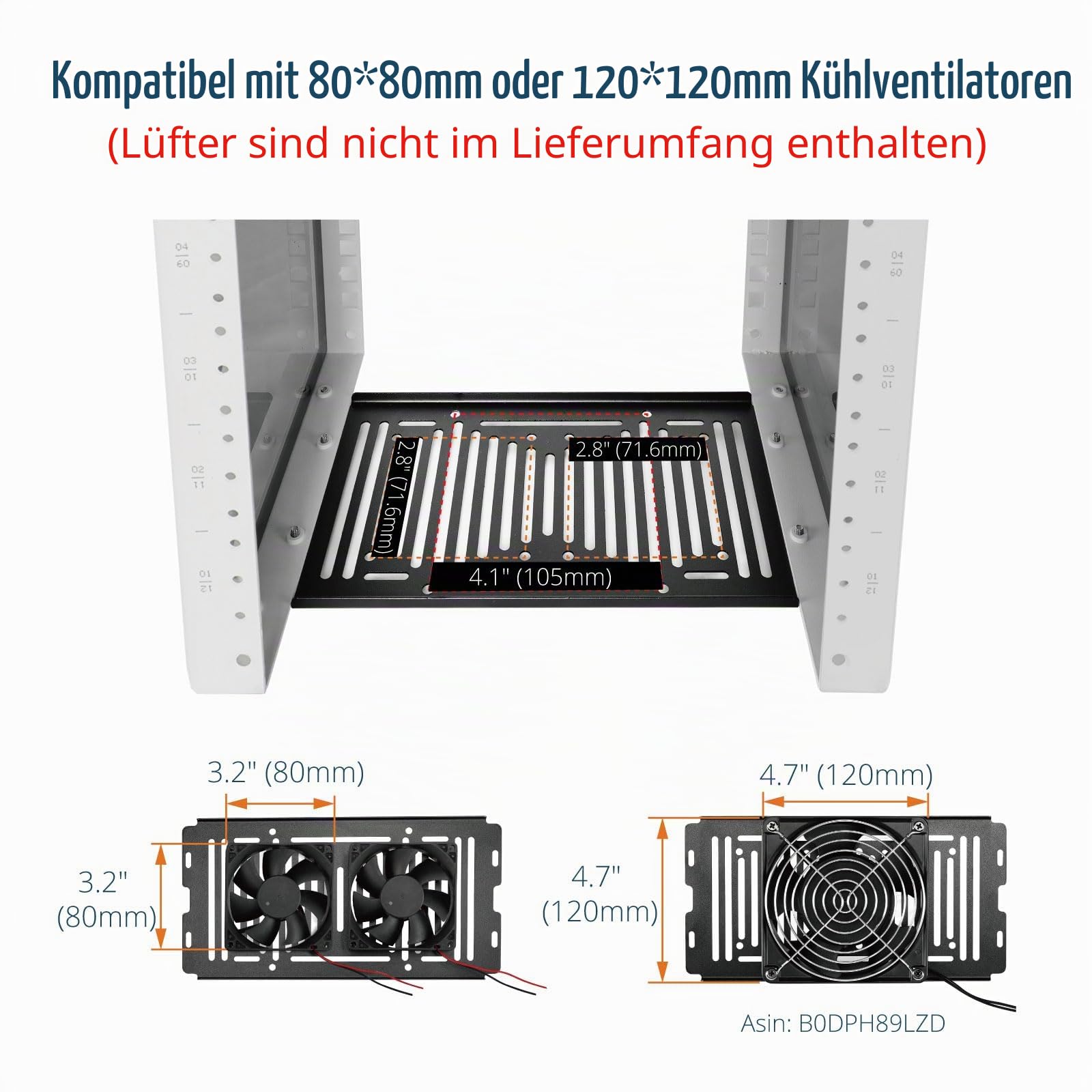 Tecmojo 9U Netzwerk-Rack, 25,4 cm Mini-Server-Rack mit 2 seitlichen durchscheinenden Paneelen und 2 oberen Griffen, 20 cm tief, für 25,4 cm (10 Zoll) IT-Geräte und A/V-Geräte, Weiß