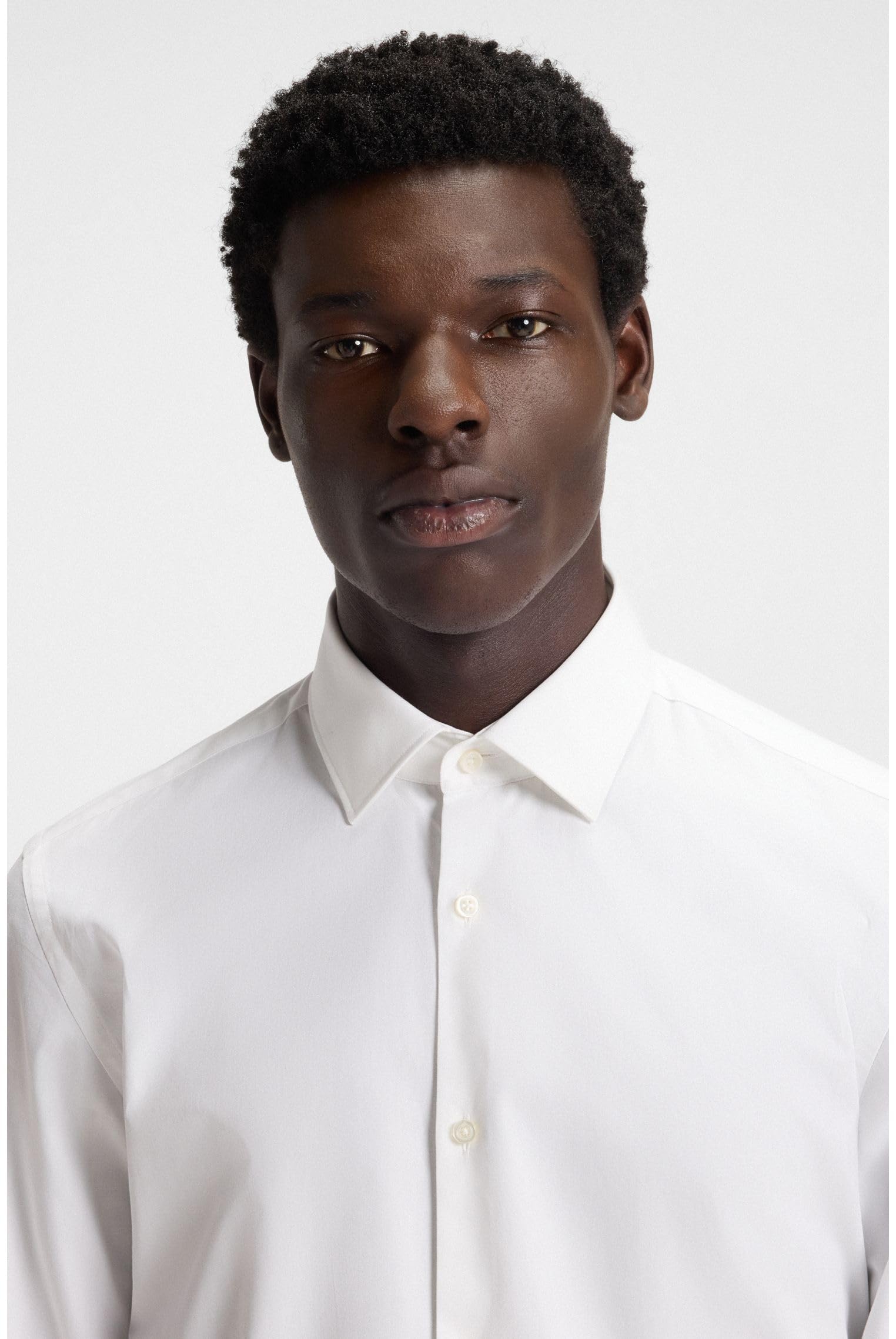 Hugo Classic Popelin Button Down Dress Shirt Camicia da Cerimonia Uomo (Pacco da 1)