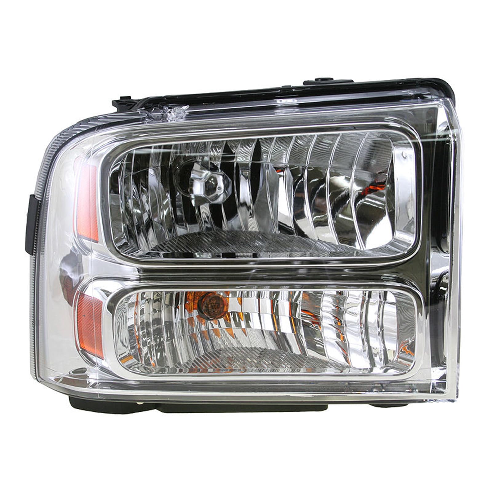 TRQ Passenger Side Headlight Assembly Compatible with 2005 Ford Excursion 2005-2007 F250 Super Duty F350 Super Duty FO2503217
