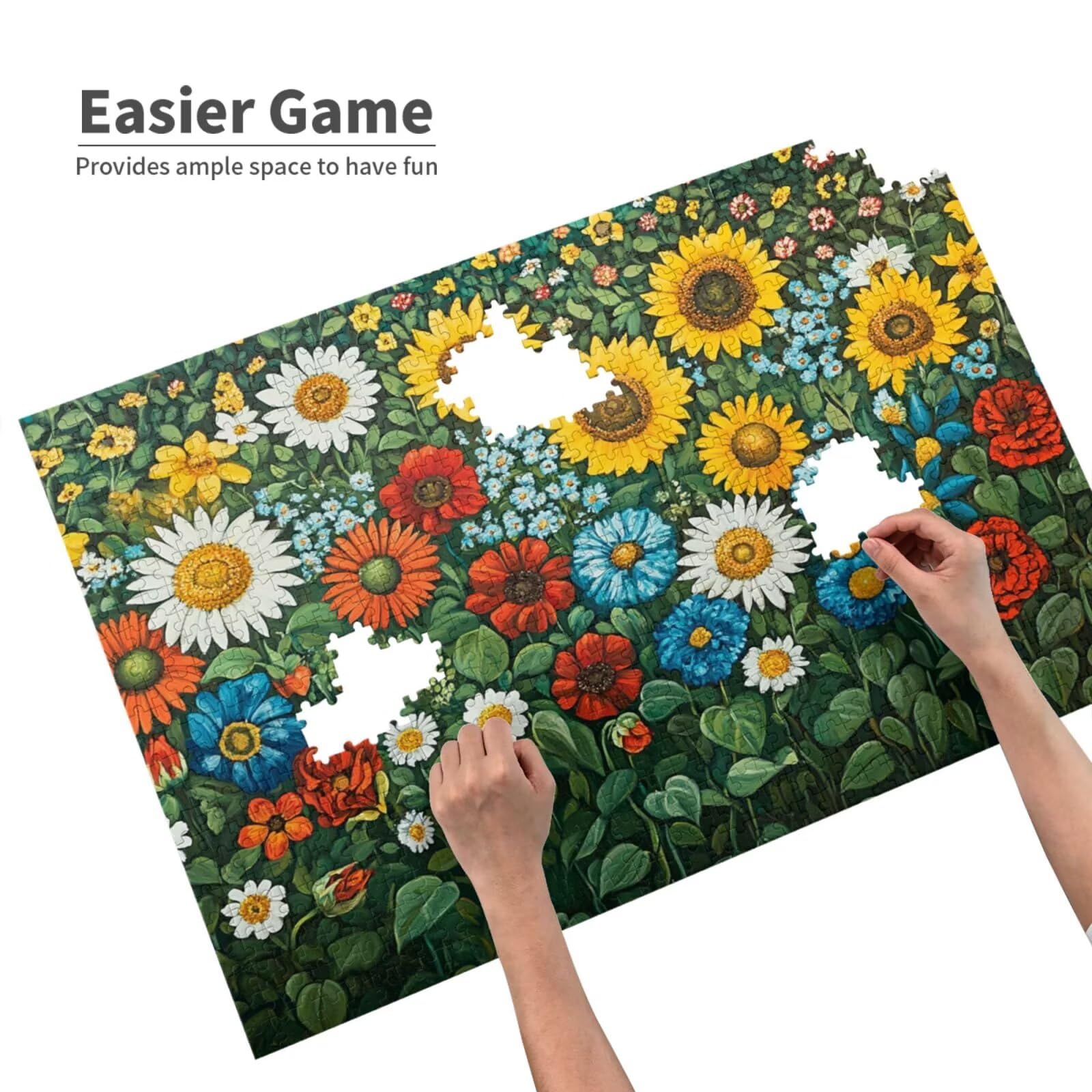 Puzzle retro, 6000 elementów, puzzle kwiatowe dla dorosłych, z pudełkiem na prezent, "zrób to sam", duże drewniane puzzle dla dorosłych, gra zręcznościowa dla całej rodziny, prezenty dla kobiet, 105 x
