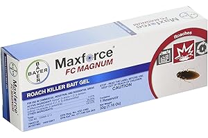 Bayer 79432135 maxforce FC Magnum Roach Killer Bait Gel Insecticide, Light Brown