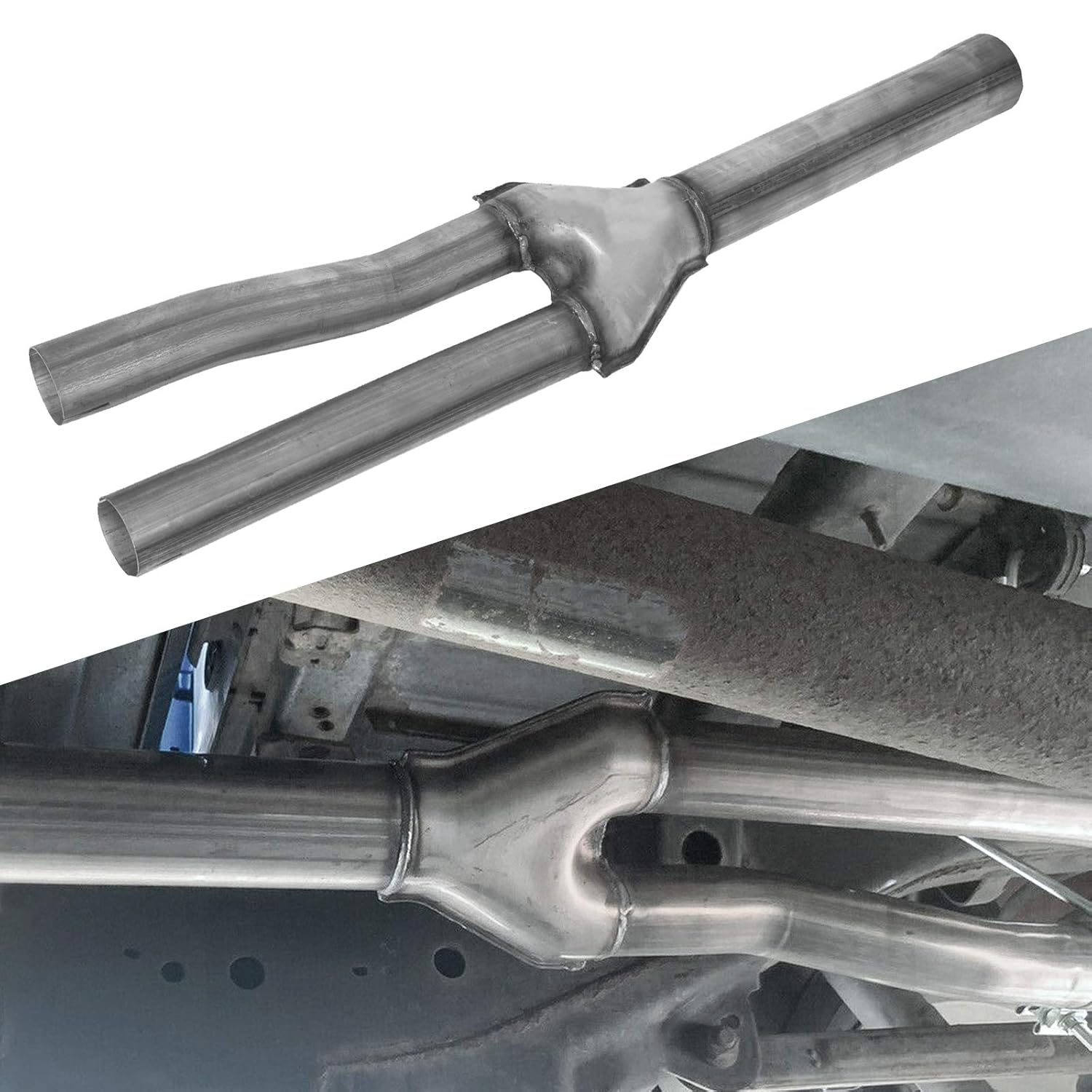 Dual Exhaust Muffler Delete YPipe Kit Fits 20092019 Dodge Ram 1500