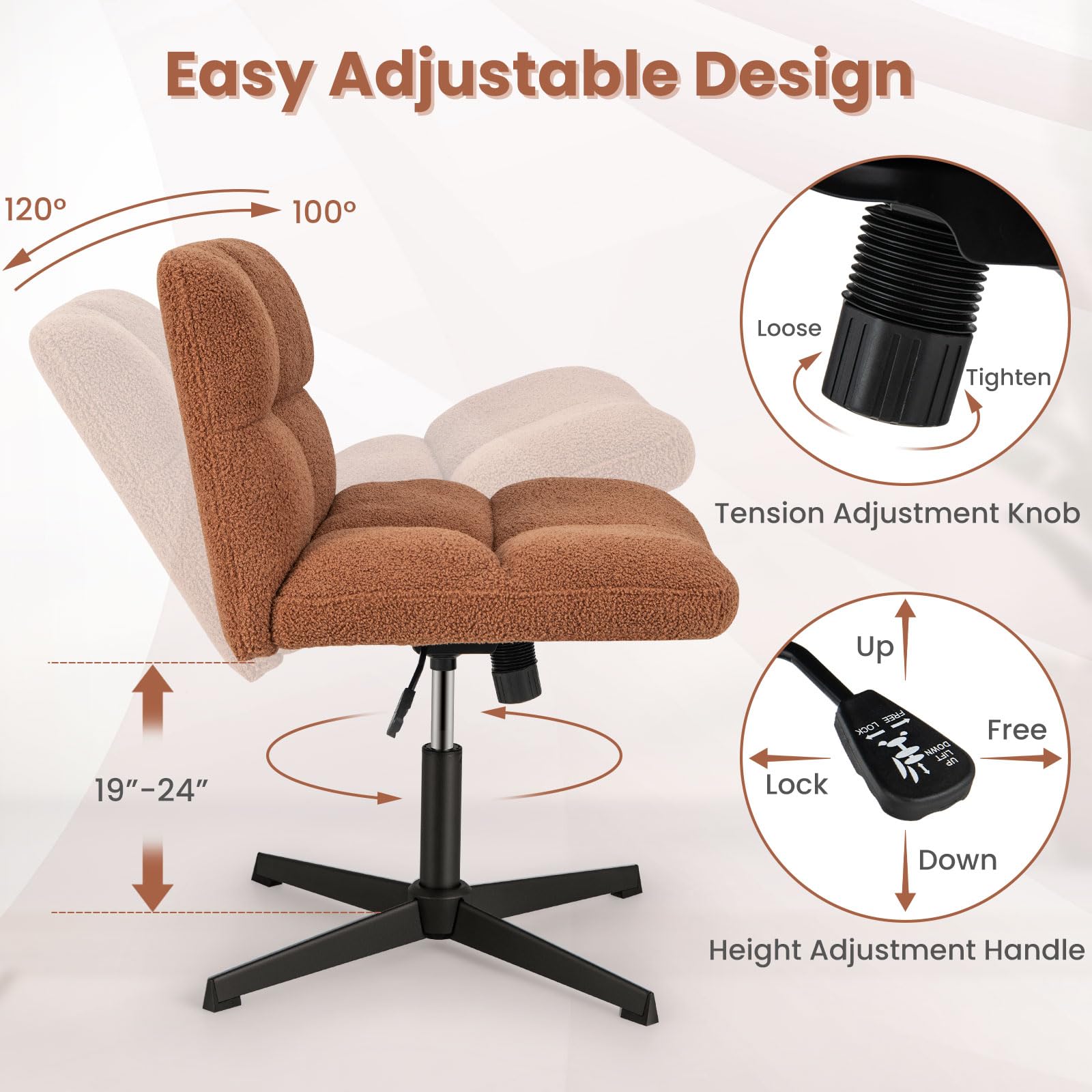 Criss Cross Chair Office Chair Without Wheels Amazon Giantex Criss