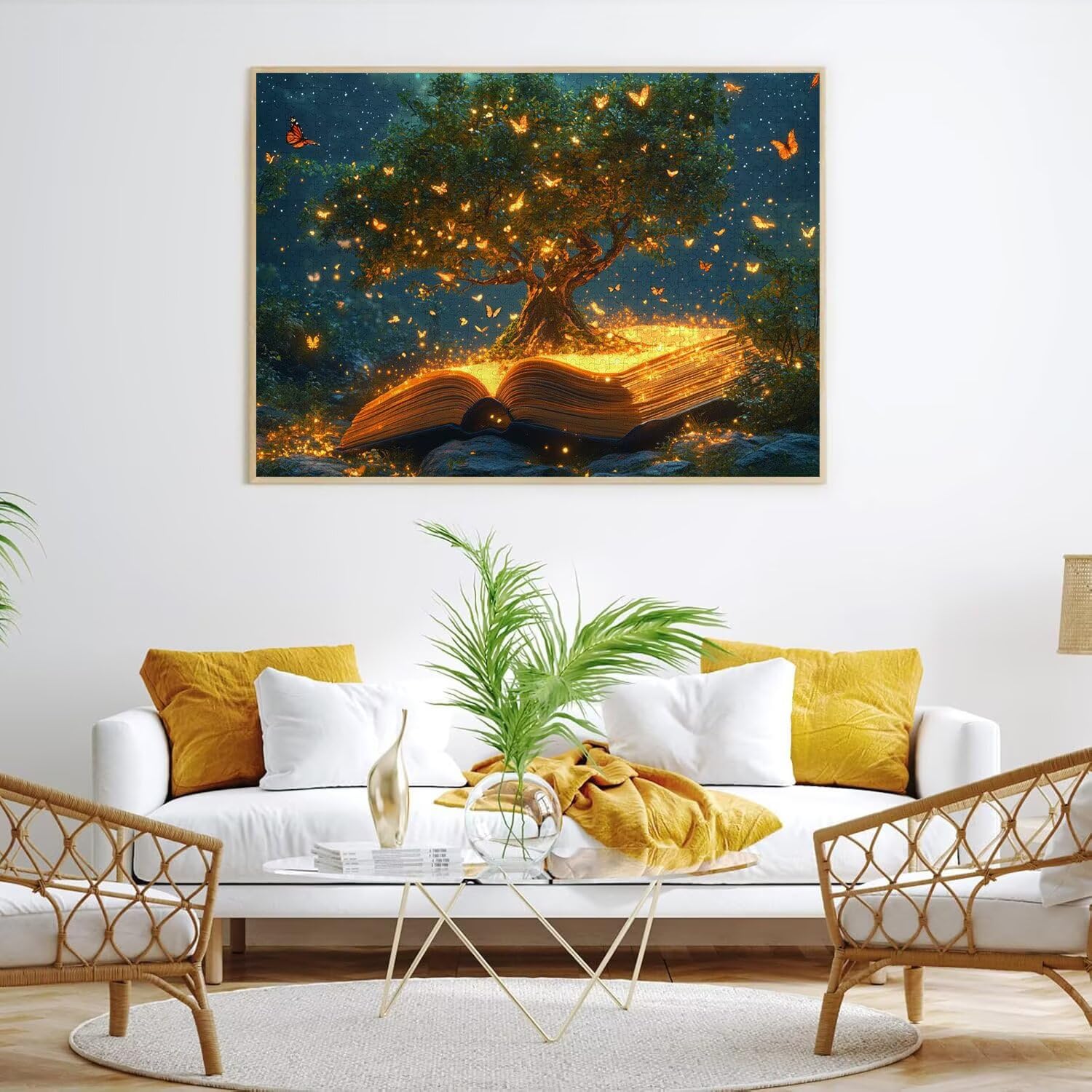 Puzzle 2000 Pezzi 99x70cm, Puzzle Adulti Albero Libro, n-734