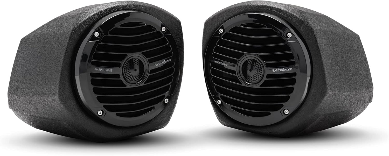 Rockford Fosgate RFGNRL-FSE 6.5" Front Speaker Enclosures (Pair) for Select Polaris General Models