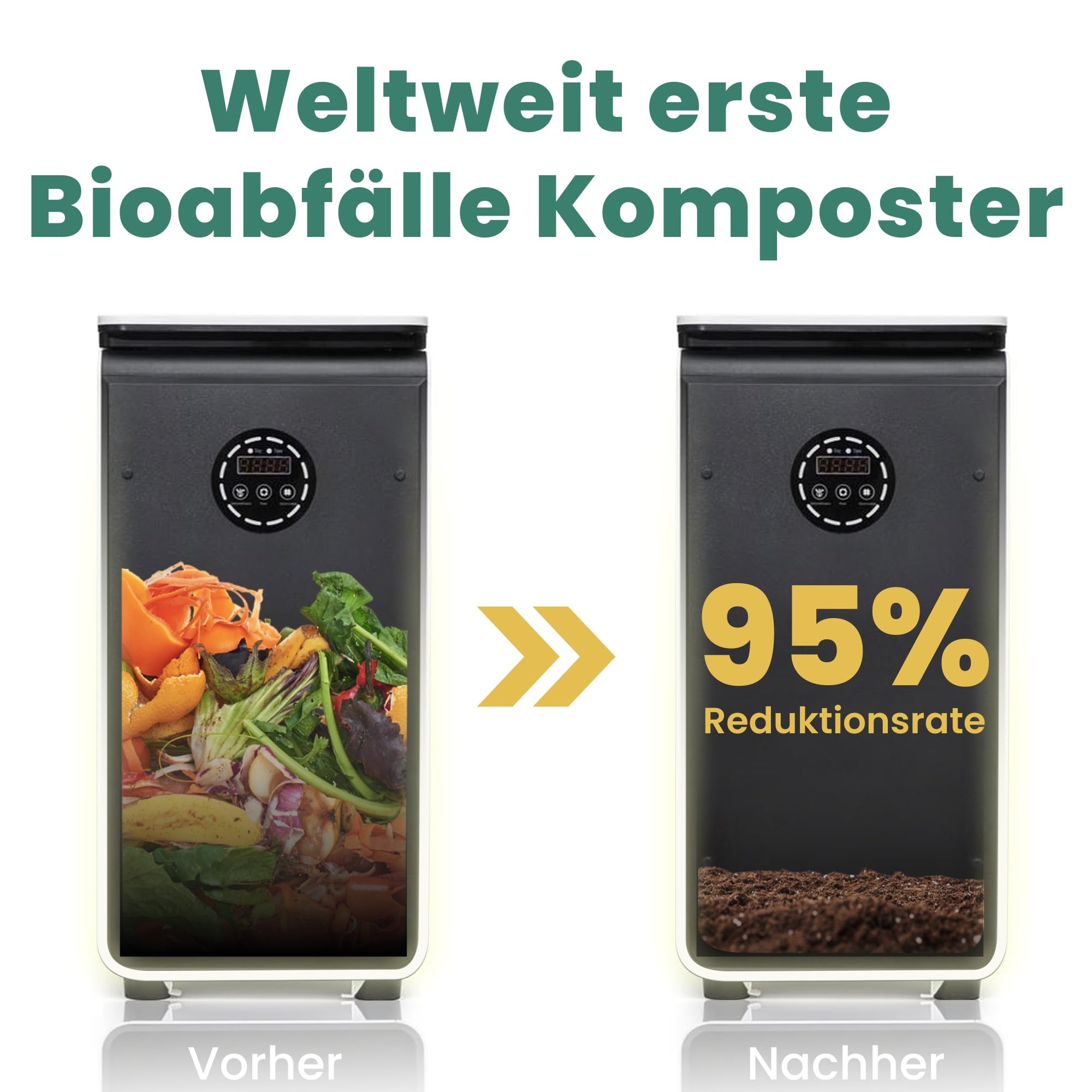 GEME weltweit erste 19L Bio-smarte elektrische Küchenkomposte