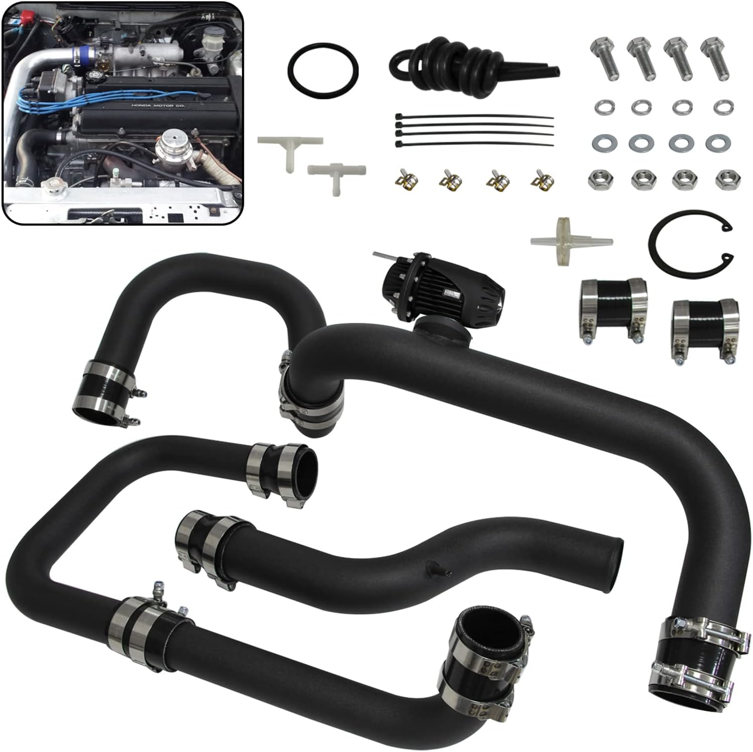 PKSABB Turbo Intercooler Piping Kit for Honda Civic EG EK