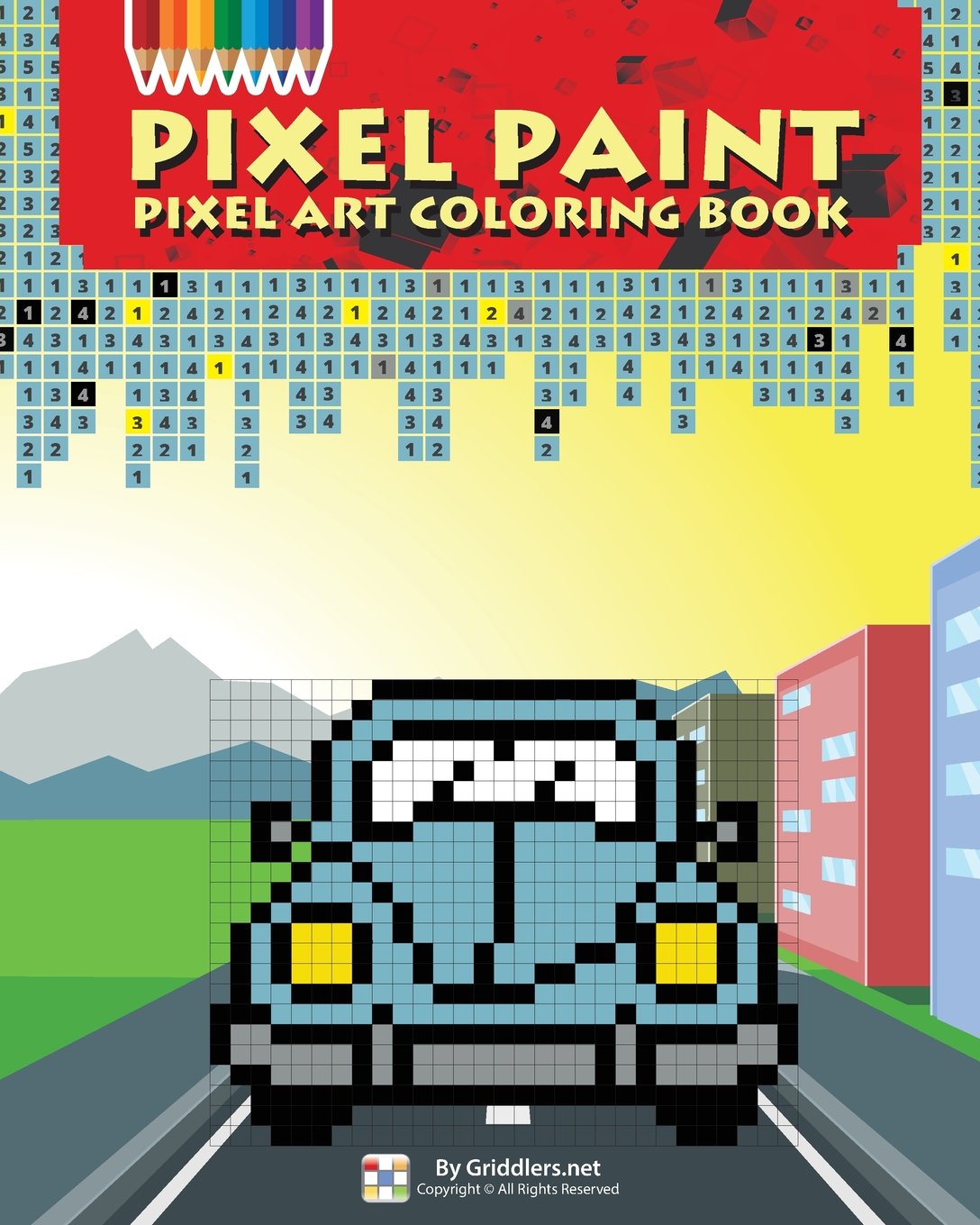 Pixel Paint: Pixel Art Coloring Book Paperback – December 23, 2015