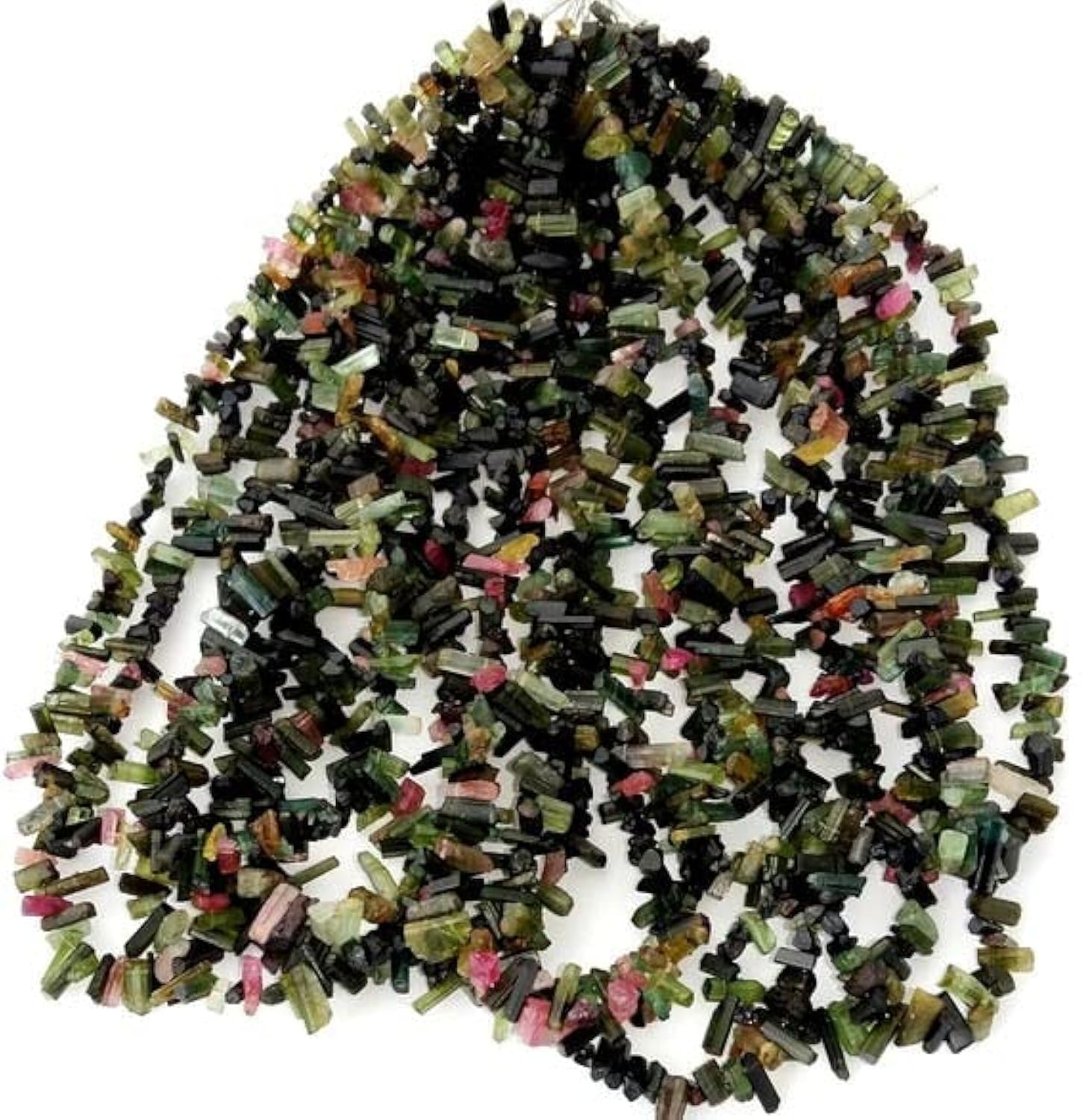 Perles de tourmaline brute naturelles LKBEADS haut de gamme pour création de bijoux raffinés