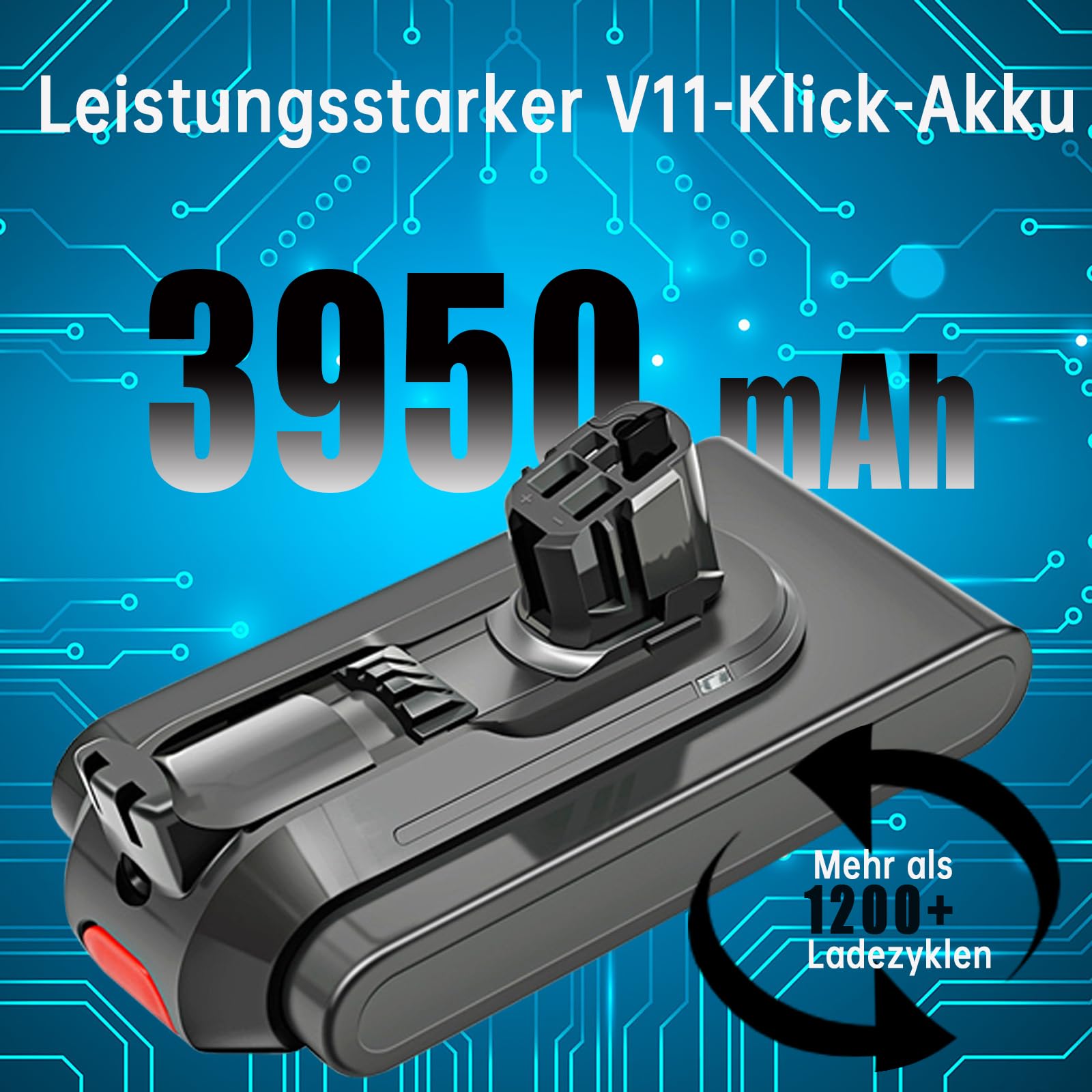 V11 SV15 - Batería de repuesto para Dyson, 25,2 V, 3900 mAh, V11